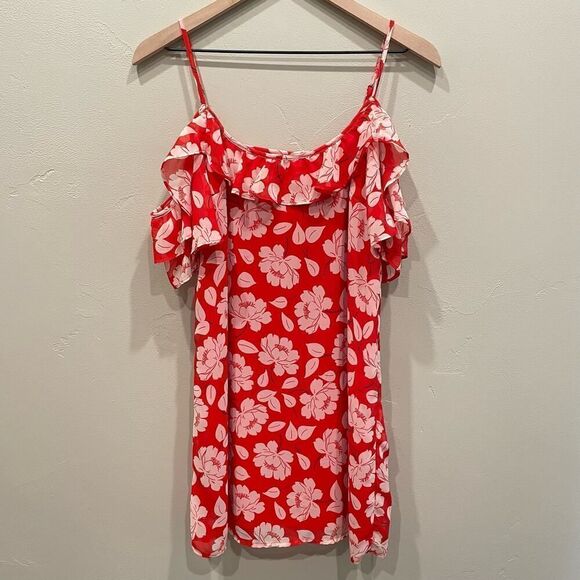 Abercrombie & Fitch Off the Shoulder Floral Dress - Size: Small - Picture 2 of 8